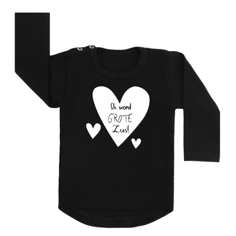 Hedendaags Twinkle Twinkle Stars - Bedrukte shirts - Shirt ik word grote zus YQ-03