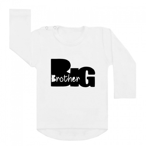 Big brother silhouet shirt wit