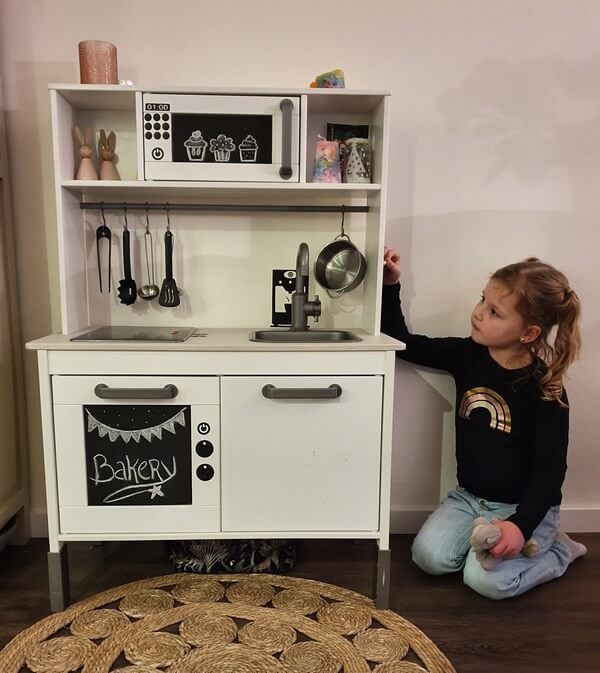 Kruipen limiet Probleem Kinder Keuken Sticker Ikea Duktig oven krijtbord sticker